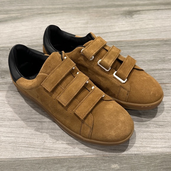 Sandro brown suede Velcro strap sneaker trainer - Picture 6 of 7